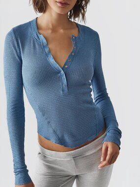 Free People thermal henley
